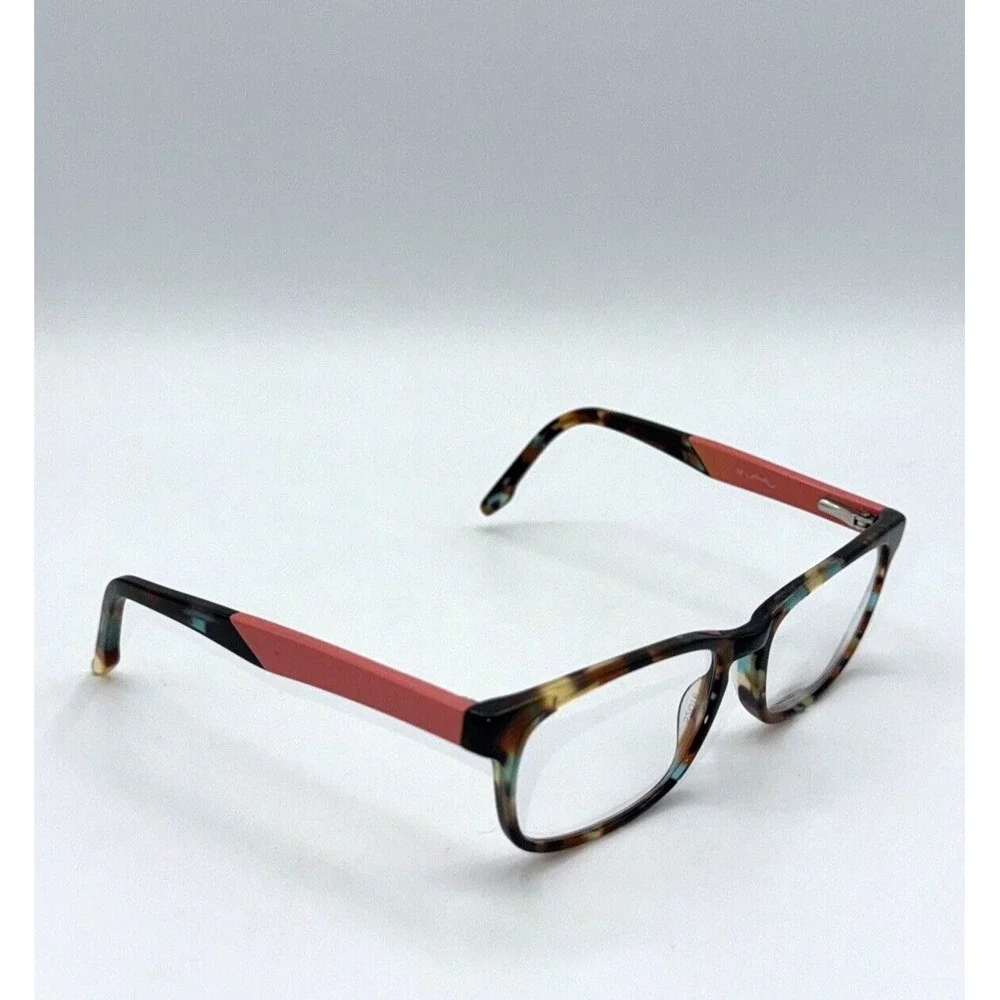 Phoebe Eyeglasses Frame P268 Women Tortoise Coral Full Rim 52-16-135 FRAME ONLY